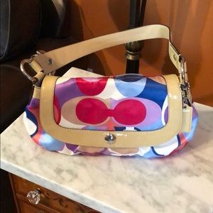 Multicolored Coach bag...